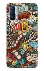 Cinema Abstract Realme X7 Hard Case Back Cover by Casekaro
