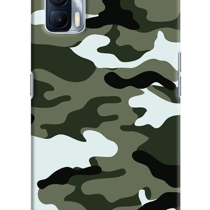 Camouflage Realme X7 Hard Case Back Cover by Casekaro