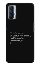Life Motto Code Realme X7 Hard Case Back Cover by Casekaro