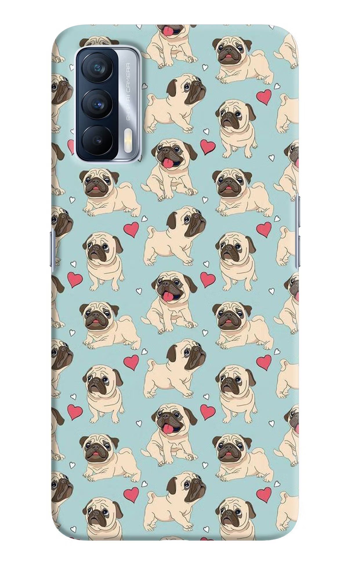 Pug Dog Realme X7 Hard Case Back Cover by Casekaro