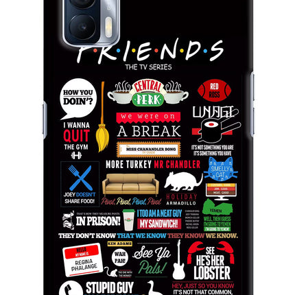 FRIENDS Realme X7 Hard Case Back Cover by Casekaro