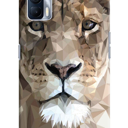 Lion Art Realme X7 Hard Case Back Cover by Casekaro
