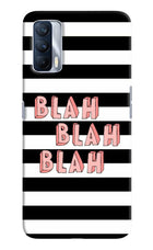Blah Blah Blah Realme X7 Hard Case Back Cover by Casekaro