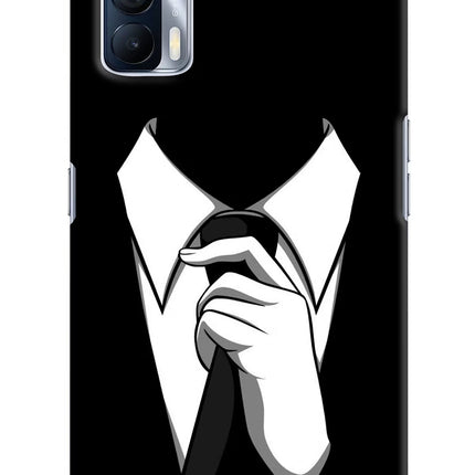 Black Tie Realme X7 Hard Case Back Cover by Casekaro