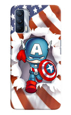 Captain America Realme X7 Hard Case Back Cover by Casekaro