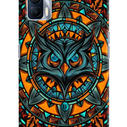 Angry Owl Art Realme X7 Hard Case Back Cover by Casekaro