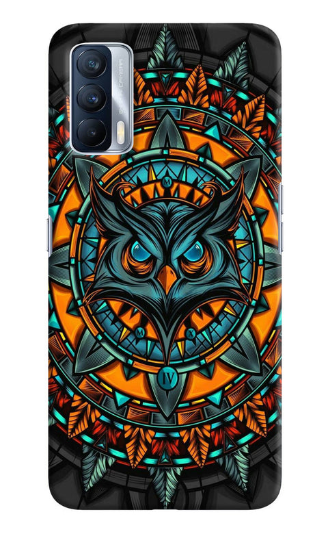 Angry Owl Art Realme X7 Back Cover