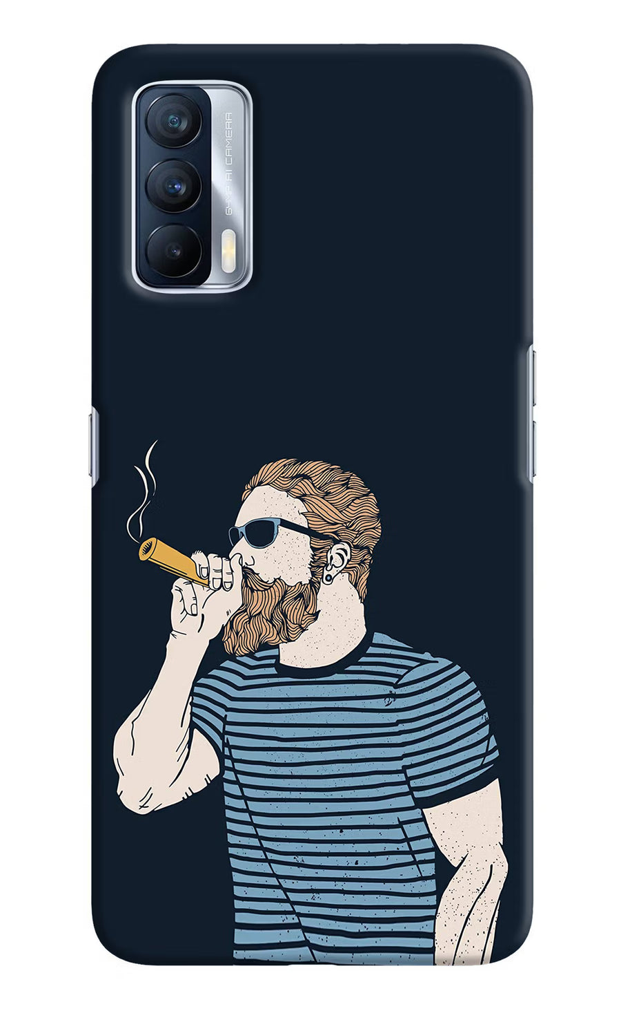 Smoking Realme X7 Back Cover, Hard case