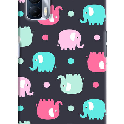 Elephants Realme X7 Hard Case Back Cover by Casekaro