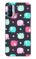 Elephants Realme X7 Hard Case Back Cover by Casekaro