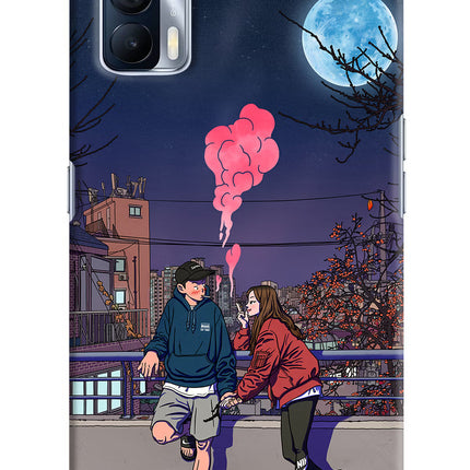 Chilling Couple Realme X7 Hard Case Back Cover by Casekaro