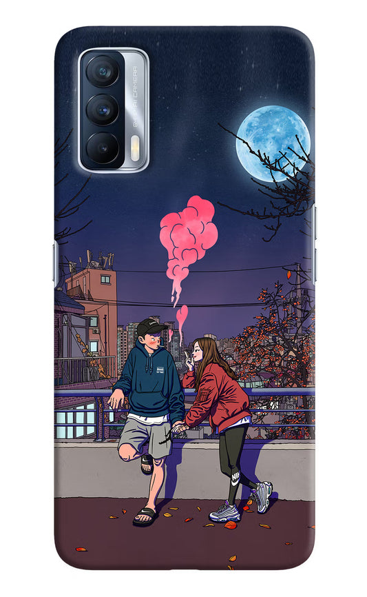 Chilling Couple Realme X7 Hard Case Back Cover by Casekaro