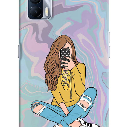 Selfie Girl Realme X7 Hard Case Back Cover by Casekaro