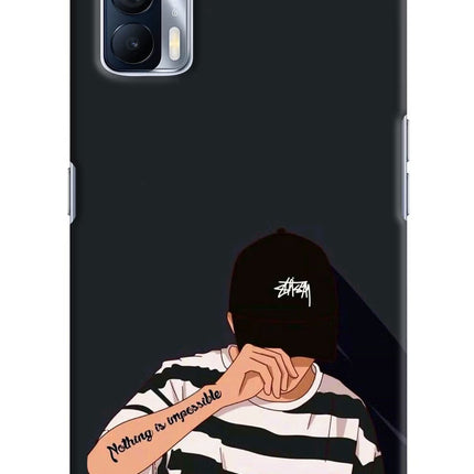 Aesthetic Boy Realme X7 Hard Case Back Cover by Casekaro