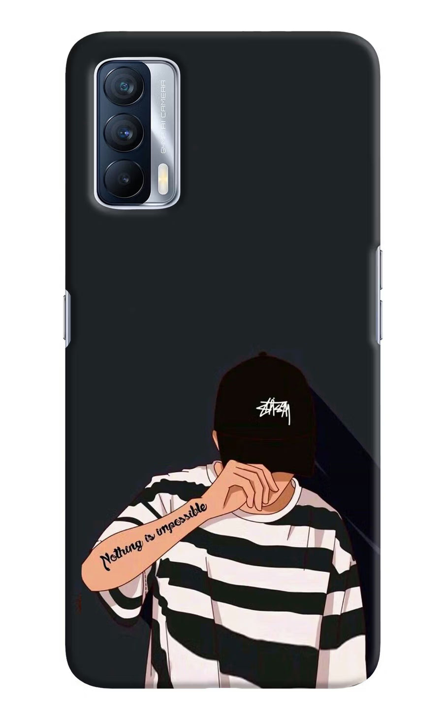 Aesthetic Boy Realme X7 Back Cover, Hard case