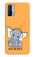High On Music Realme X7 Hard Case Back Cover by Casekaro