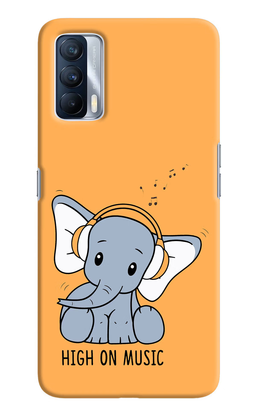 High On Music Realme X7 Back Cover, Hard case