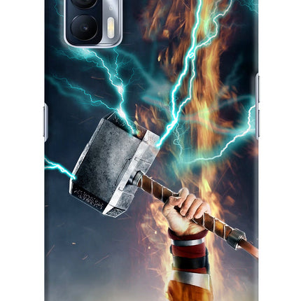 Thor Hammer Mjolnir Realme X7 Hard Case Back Cover by Casekaro