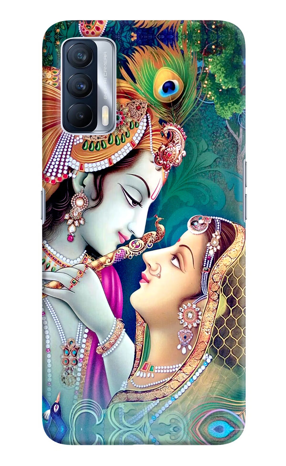 Lord Radha Krishna Realme X7 Hard Case Back Cover by Casekaro