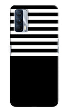 Black and White Print Realme X7 Hard Case Back Cover by Casekaro