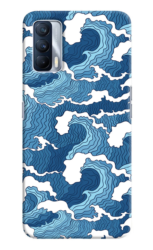 Blue Waves Realme X7 Hard Case Back Cover by Casekaro