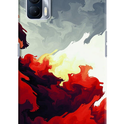 Fire Cloud Realme X7 Hard Case Back Cover by Casekaro