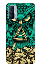 Green Owl Realme X7 Hard Case Back Cover by Casekaro
