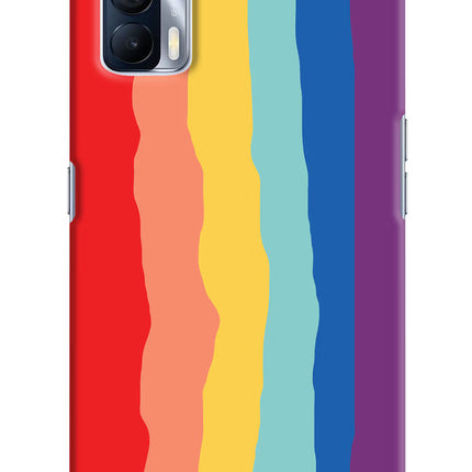 Rainbow Realme X7 Hard Case Back Cover by Casekaro