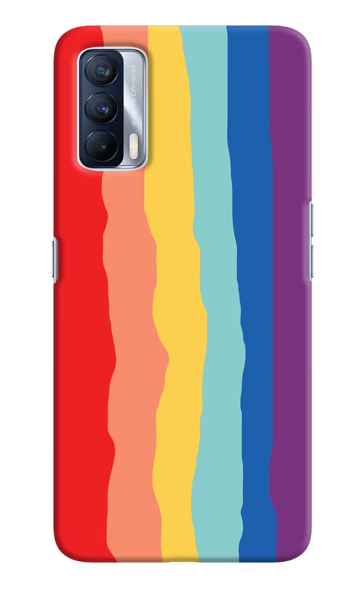 Rainbow Realme X7 Hard Case Back Cover by Casekaro
