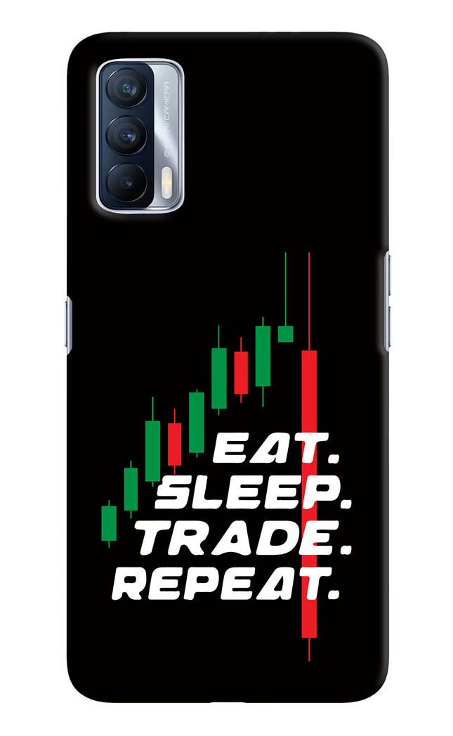 Eat Sleep Trade Repeat Realme X7 Hard Case Back Cover by Casekaro