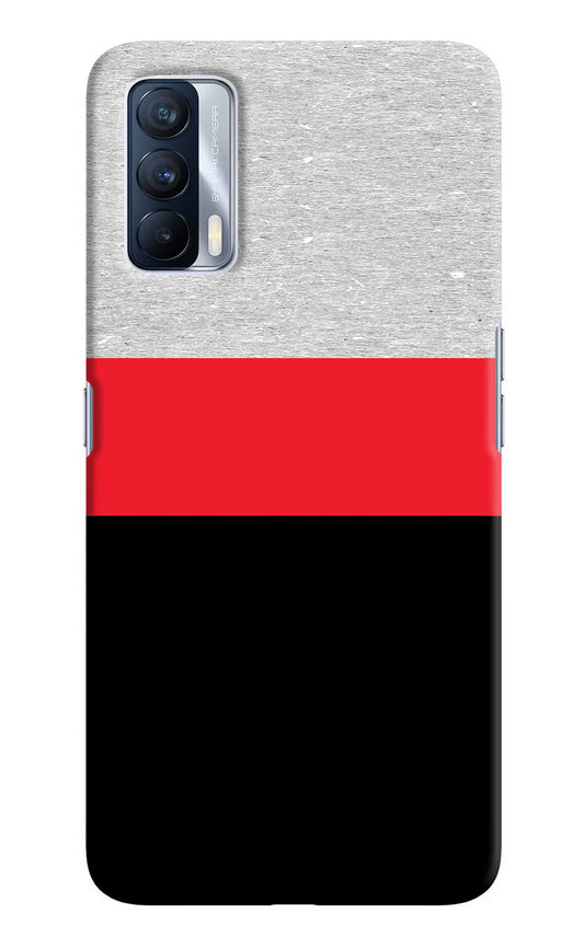 Tri Color Pattern Realme X7 Hard Case Back Cover by Casekaro