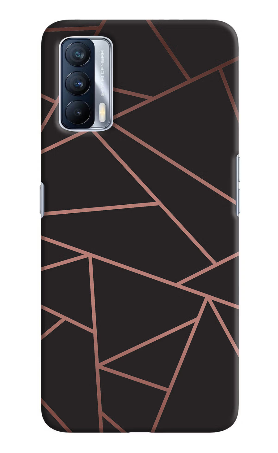Geometric Pattern Realme X7 Back Cover, Hard case