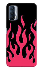 Fire Flames Realme X7 Hard Case Back Cover by Casekaro