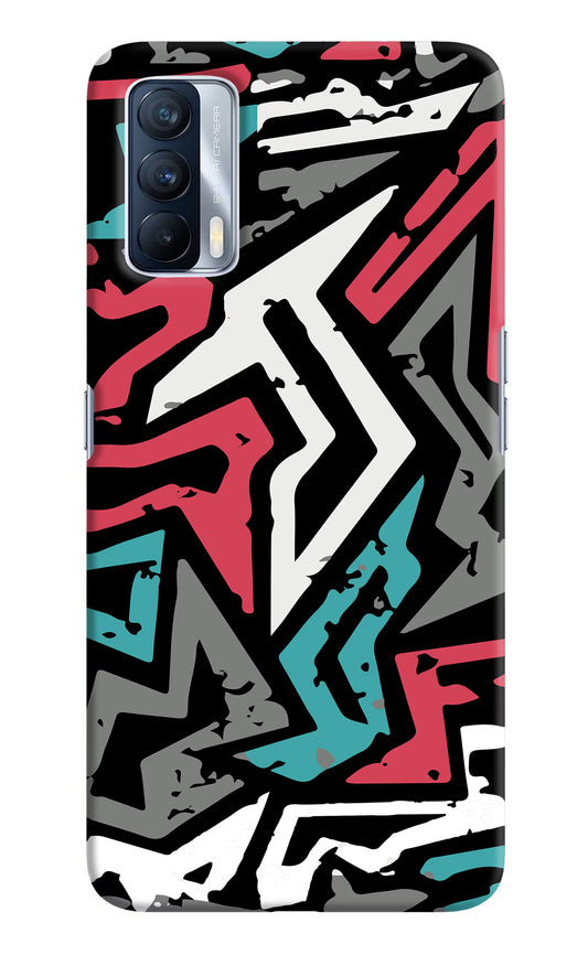 Geometric Graffiti Realme X7 Hard Case Back Cover by Casekaro