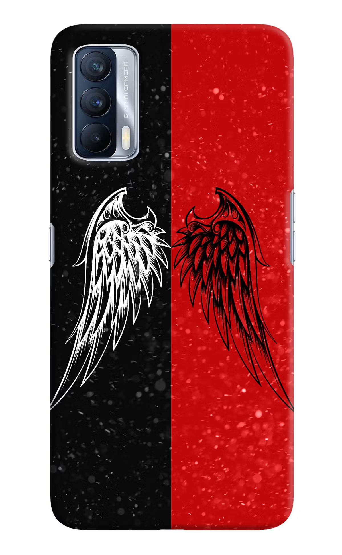 Wings Realme X7 Hard Case Back Cover by Casekaro