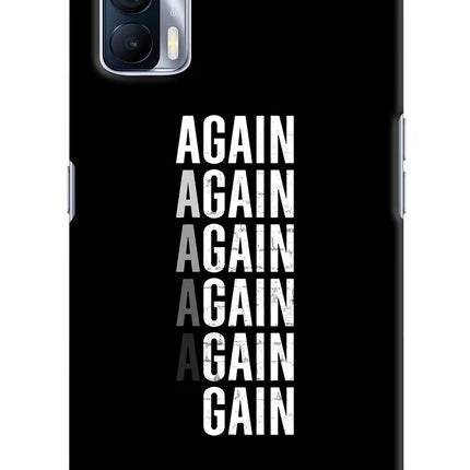 Again Again Gain Realme X7 Hard Case Back Cover by Casekaro