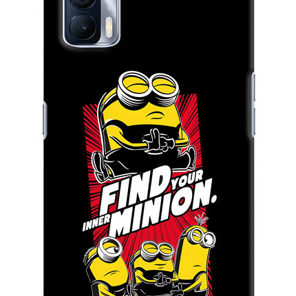 Find your inner Minion Realme X7 Hard Case Back Cover by Casekaro