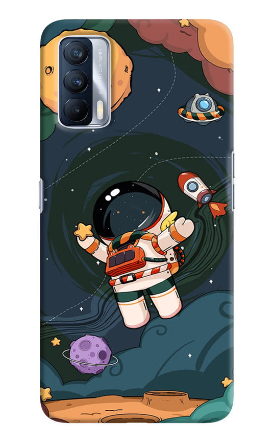 Cartoon Astronaut Realme X7 Hard Case Back Cover by Casekaro