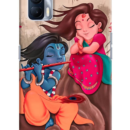 Radhe Krishna Realme X7 Hard Case Back Cover by Casekaro