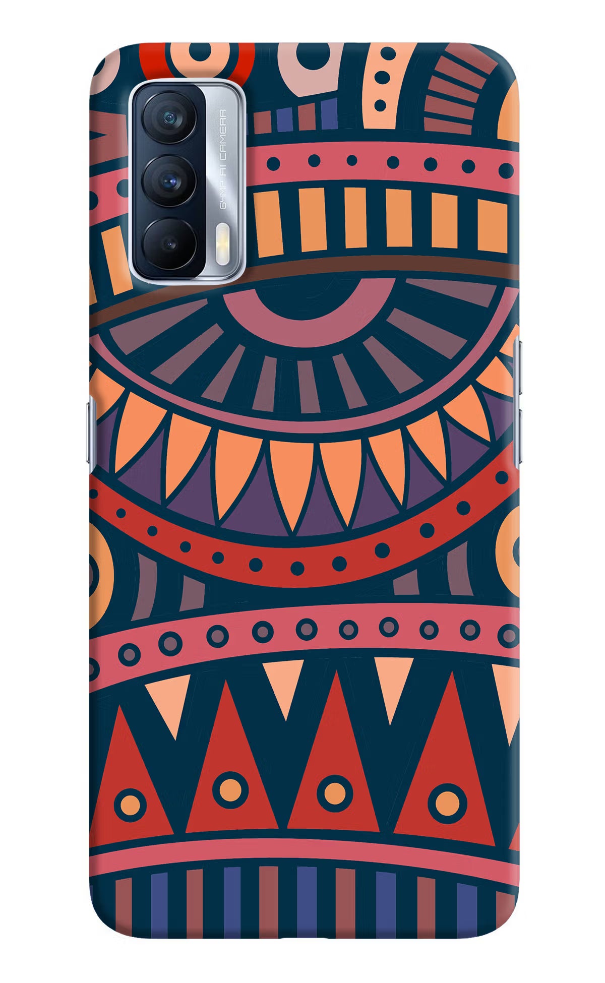 African Culture Design Realme X7 Hard Case Back Cover by Casekaro