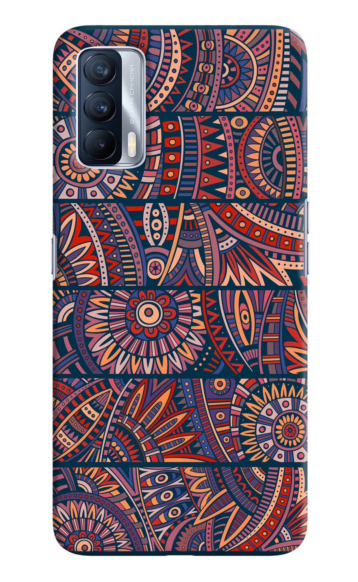 African Culture Design Realme X7 Hard Case Back Cover by Casekaro