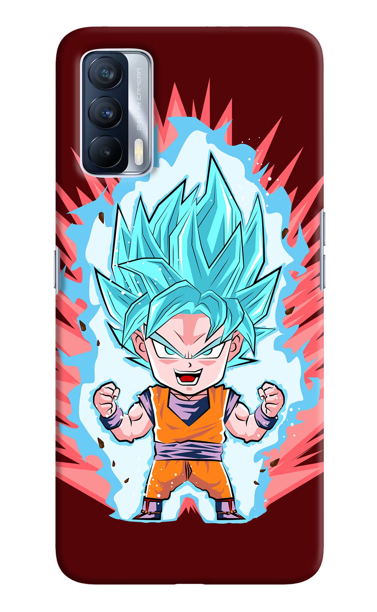 Goku Little Realme X7 Hard Case Back Cover by Casekaro