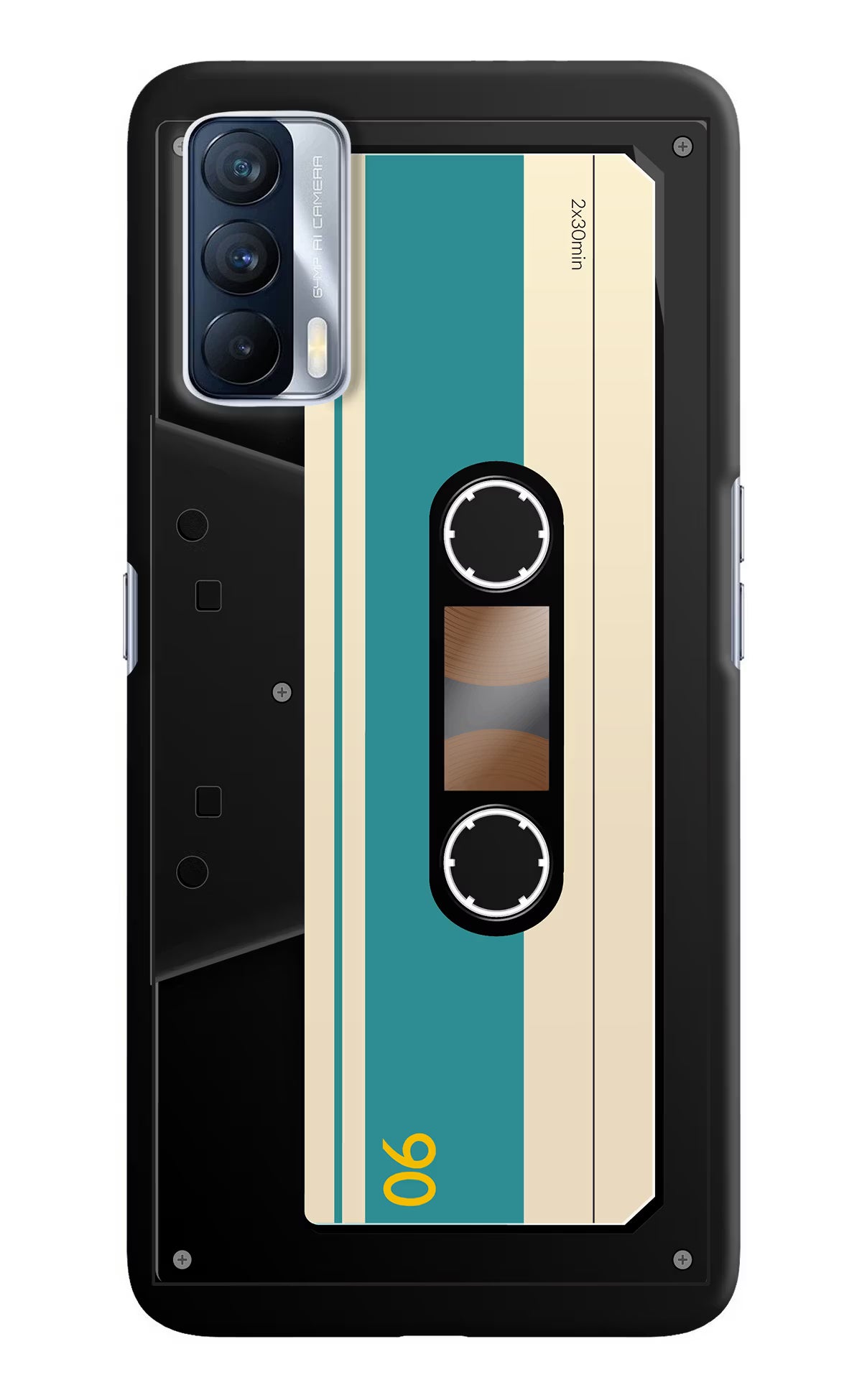 Cassette Realme X7 Hard Case Back Cover by Casekaro