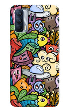 Veggie Doodle Realme X7 Hard Case Back Cover by Casekaro