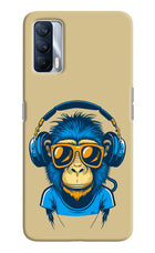 Monkey Headphone Realme X7 Hard Case Back Cover by Casekaro
