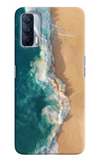 Ocean Beach Realme X7 Hard Case Back Cover by Casekaro