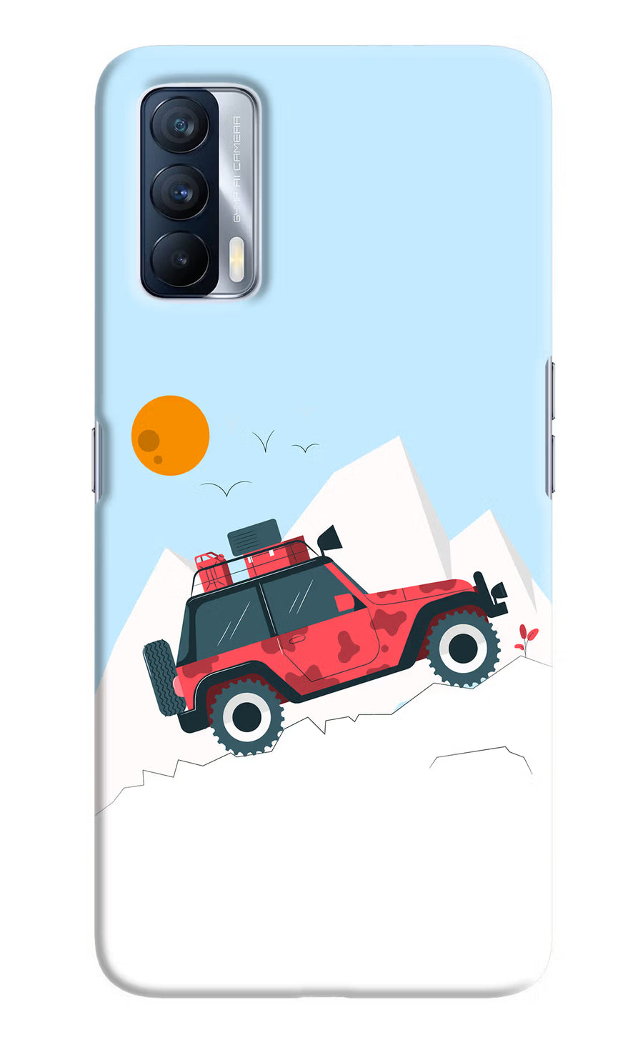 Mountain Trail Beast Realme X7 Back Cover, Hard case
