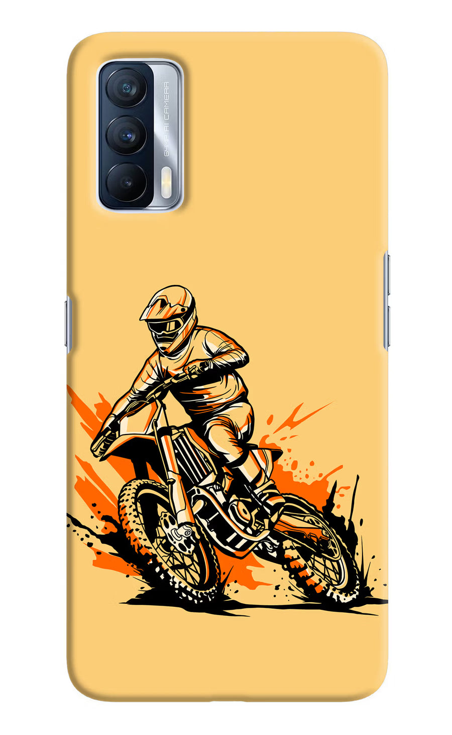 Off-Road Fury Realme X7 Back Cover, Hard case