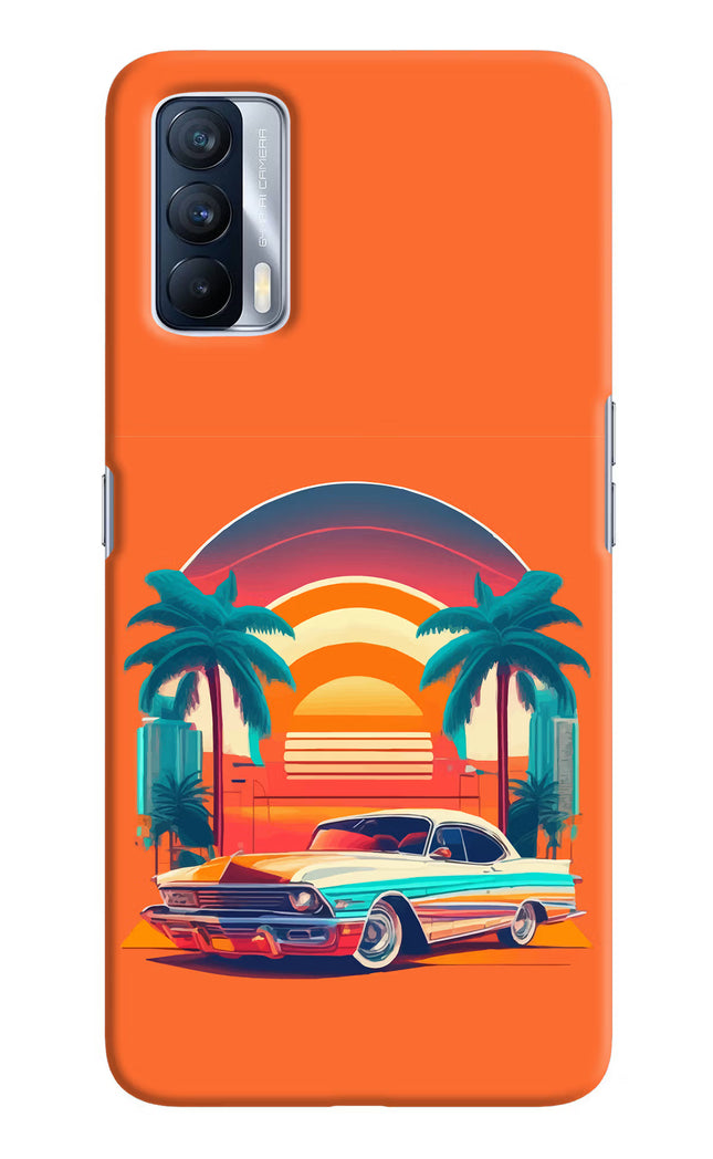 Palm Drive 80s Realme X7 Hard Case Back Cover by Casekaro
