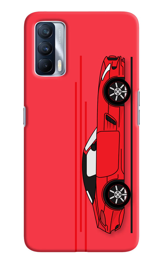 Red Velocity Realme X7 Hard Case Back Cover by Casekaro
